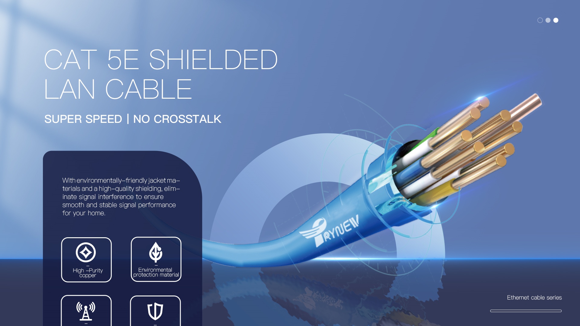 Cat 5e Shieled Lan Cable Network Ethernet Cable detail (1)