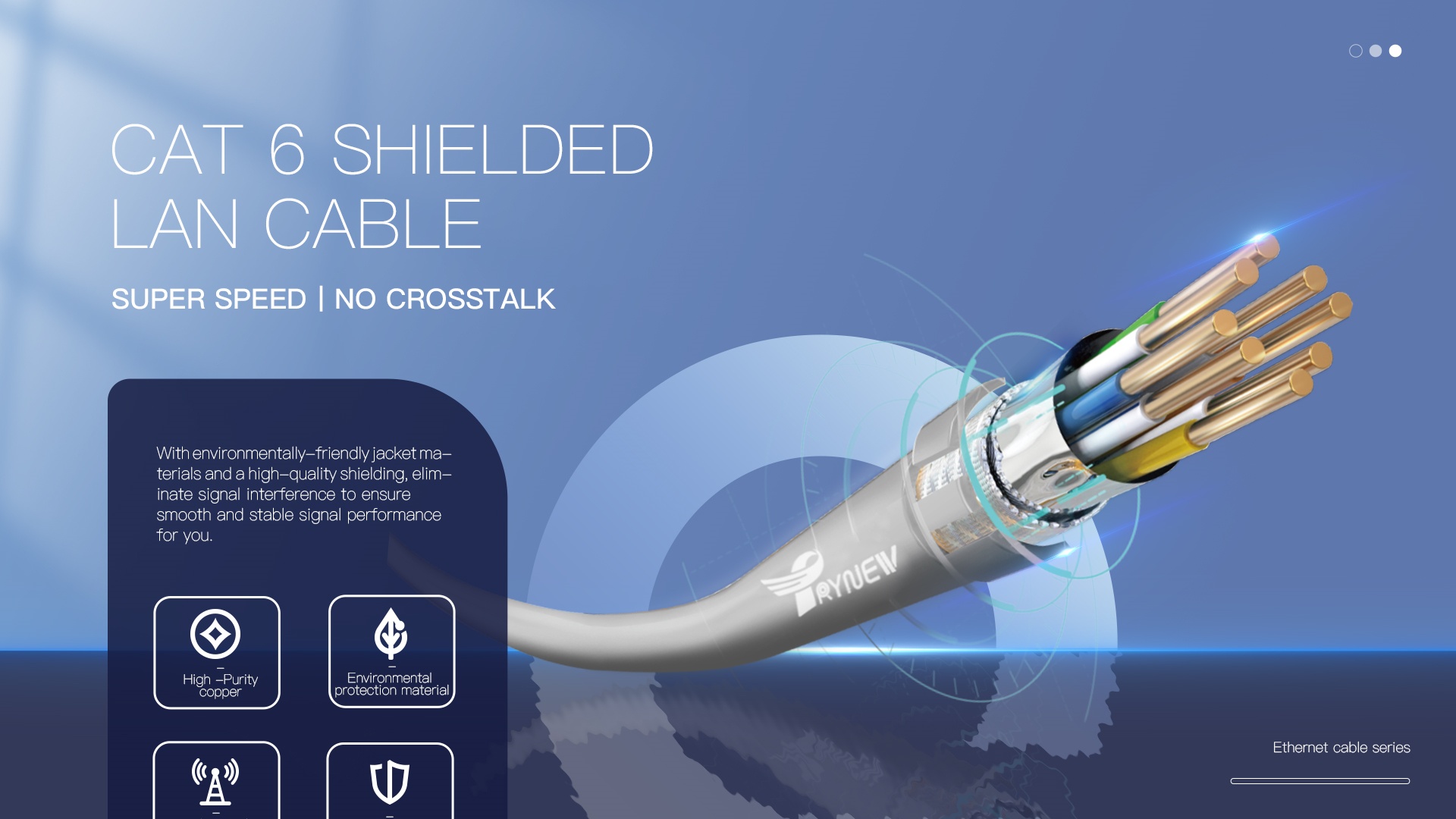 Cat 6 Shielded Lan Cable Network Ethernet Cable detail (1)