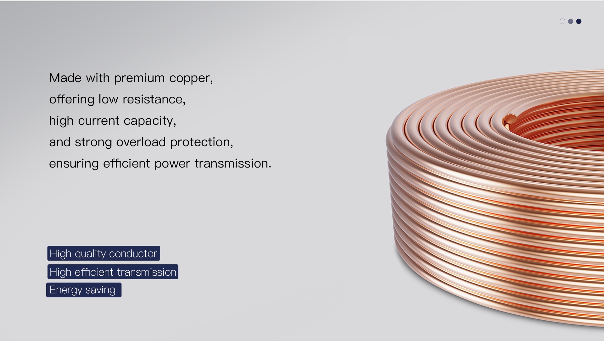 450750V Copper-Core, Flame Retardant PVC Insulated Electrical Wire Cable detail (3)